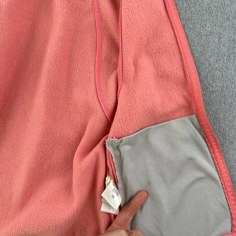 Columbia Vest Womens S Pink WL1017 Benton Springs Fleece Full Zip Outdoor Pocket